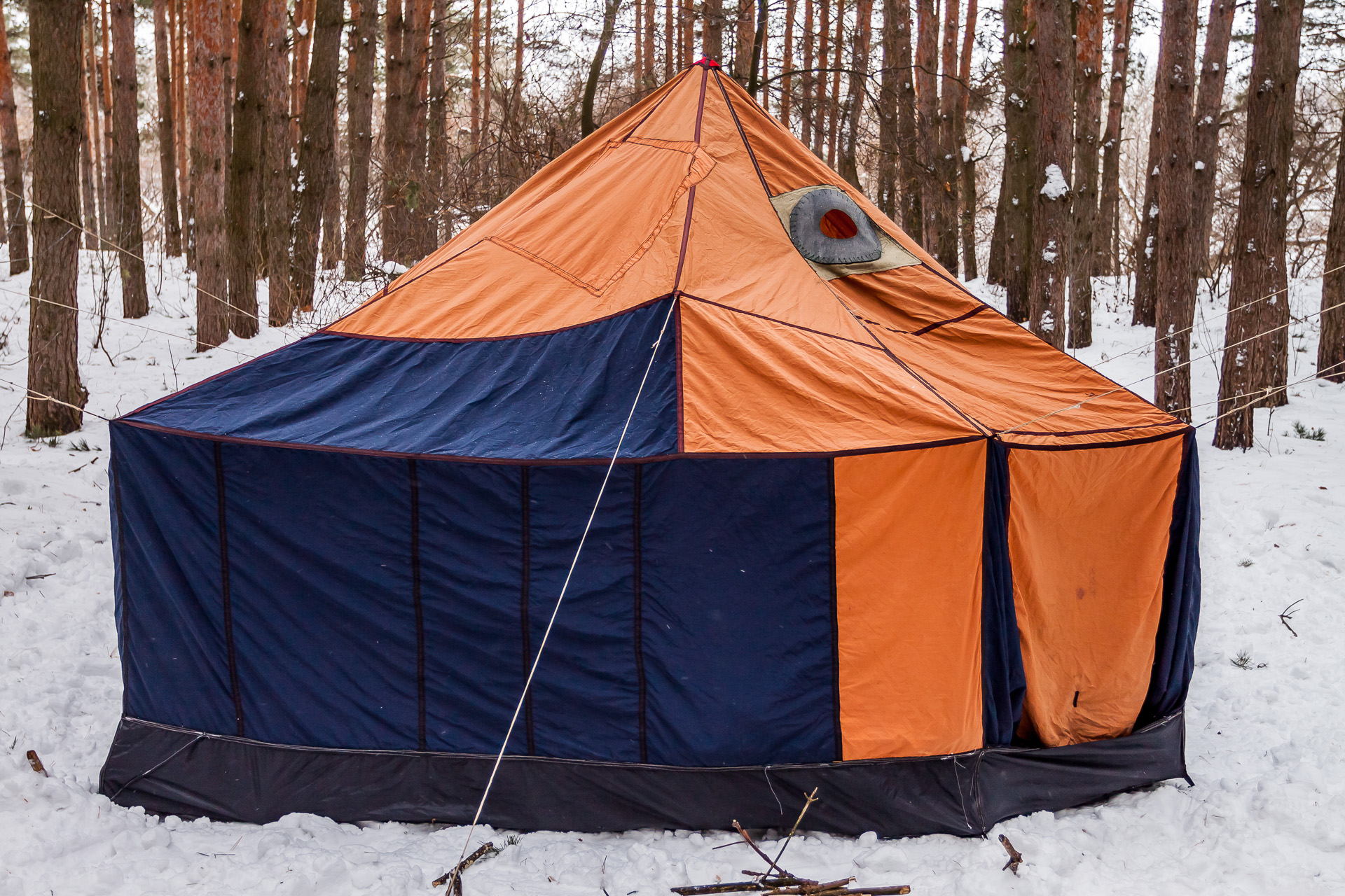 Палатка зима